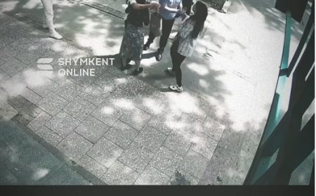 В Шымкенте полицейский напал на девушек, которые его вызвали
