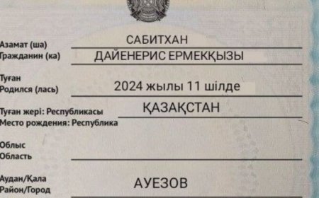 A newborn in Kazakhstan named Daenerys?