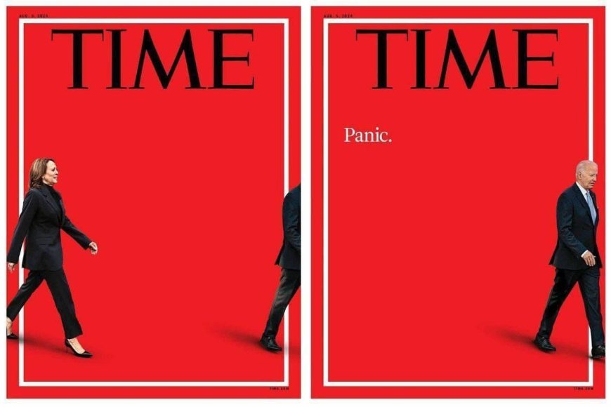 Байден уходит, Харрис приходит: новая обложка Time показывает смену лидеров