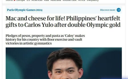 Филиппиндік тұңғыш Олимпиада чемпионы Карлос Юло өмірлік қолдау алады