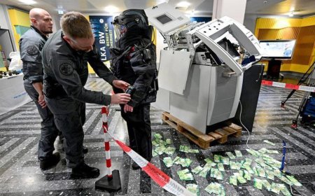 Германия банкоматтағы жарылыс толқынына тап болды - Bloomberg
