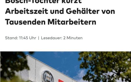 Bosch plans to cut 7,000 jobs, most in Germany