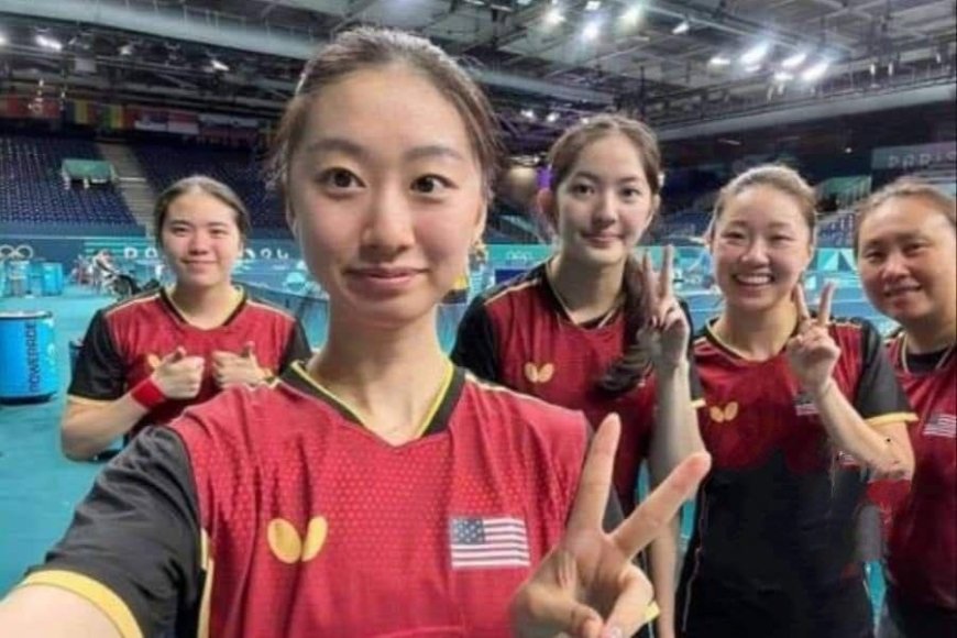 Americans defeat China's women's table tennis team at the Paris Olympics