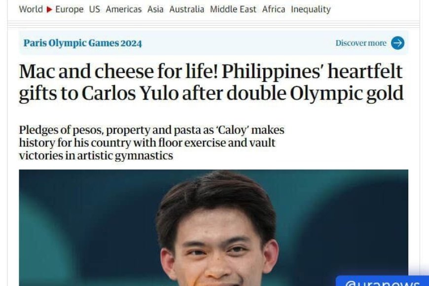 Carlos Yulo, the first Filipino Olympic champion, will get life support