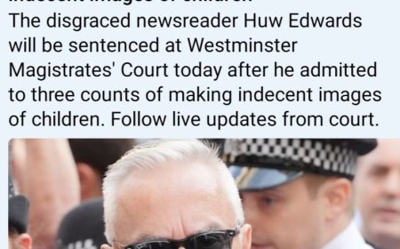 Танымал BBC жүргізушісі Хуу Эдвардс заңсыз материал сақтағаны үшін шартты түрде сотталды.