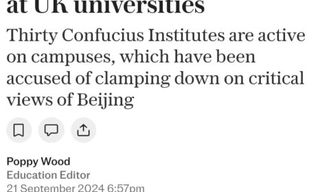 UK stops funding Confucius Institutes due to fears of Chinese influence