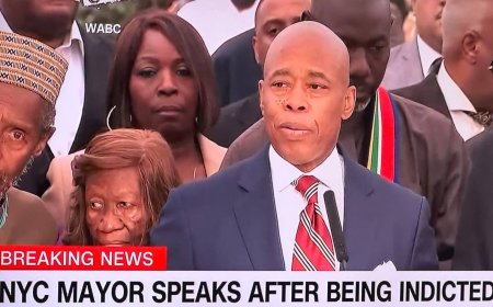 The mayor of New York declared himself a victim after being charged with five counts of corruption