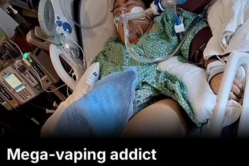 32-year-old American woman falls into coma due to severe vaping addiction