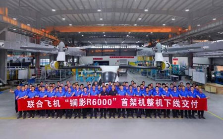 China has unveiled the world's first 6-ton unmanned aerial vehicle Zhang Ying R6000