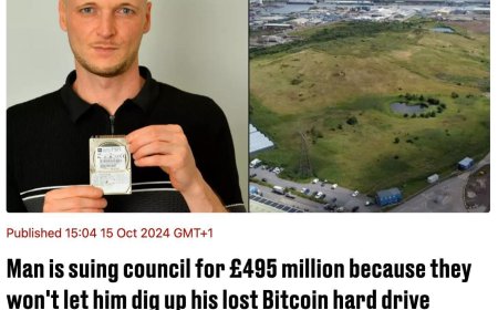 Британдық азамат жоғалған биткоиндер үшін өтемақы ретінде 647 миллион доллар талап етіп, билікті сотқа береді.