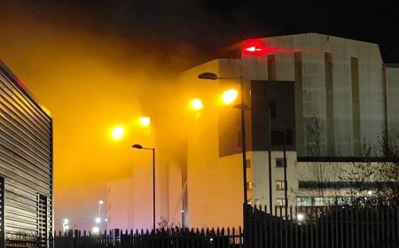 Fire at the shipyard of nuclear submarines of Great Britain