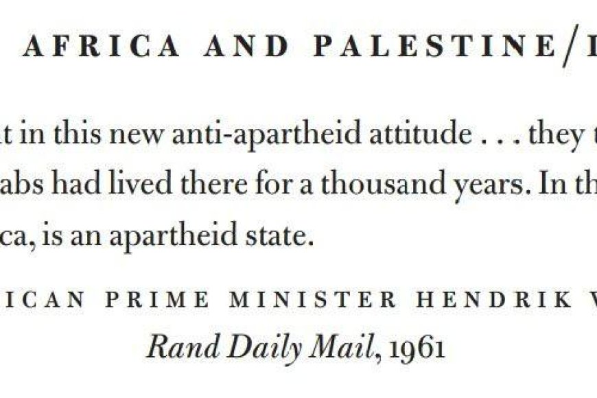 Hendrik Verwoerd called Israel an apartheid state back in 1961