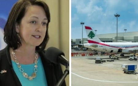 The US ambassador to Lebanon threatened sanctions against the Lebanese airline MEA for helping victims of Israeli attacks