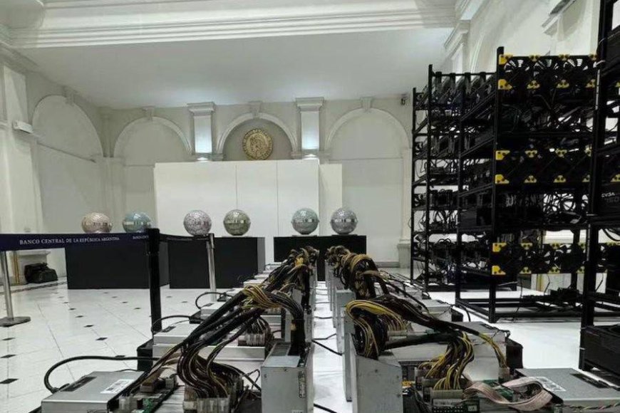 The Central Bank of Argentina organized a live exhibition on Bitcoin mining within its walls