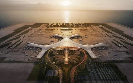 China Is Building the World's Largest Airport on an Artificial Island