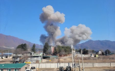 Оңтүстік Кореяда әскери ұшақ оқу-жаттығу кезінде тұрғын үйлерге бомба тастады