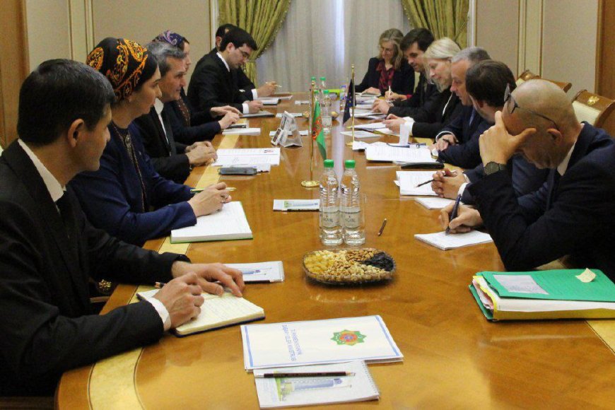 Turkmenistan and the EU Discuss the Development of the Middle Corridor