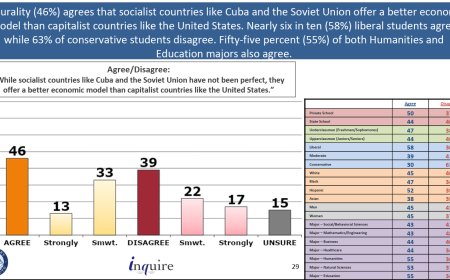 Almost Half of U.S. Students Support a Socialist Economic Model