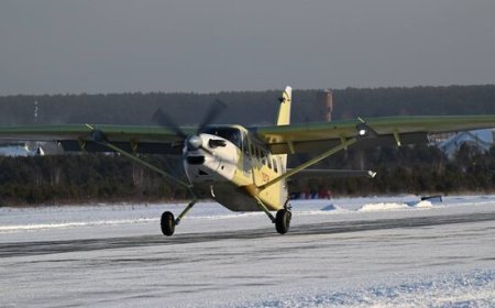 Российский самолёт «Байкал» испытан с новым двигателем и винтом АВ‑901.
