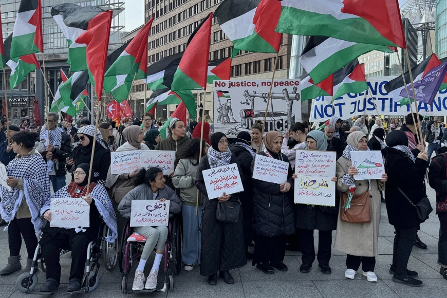 Rallies in Support of Palestine Take Place in Hanover