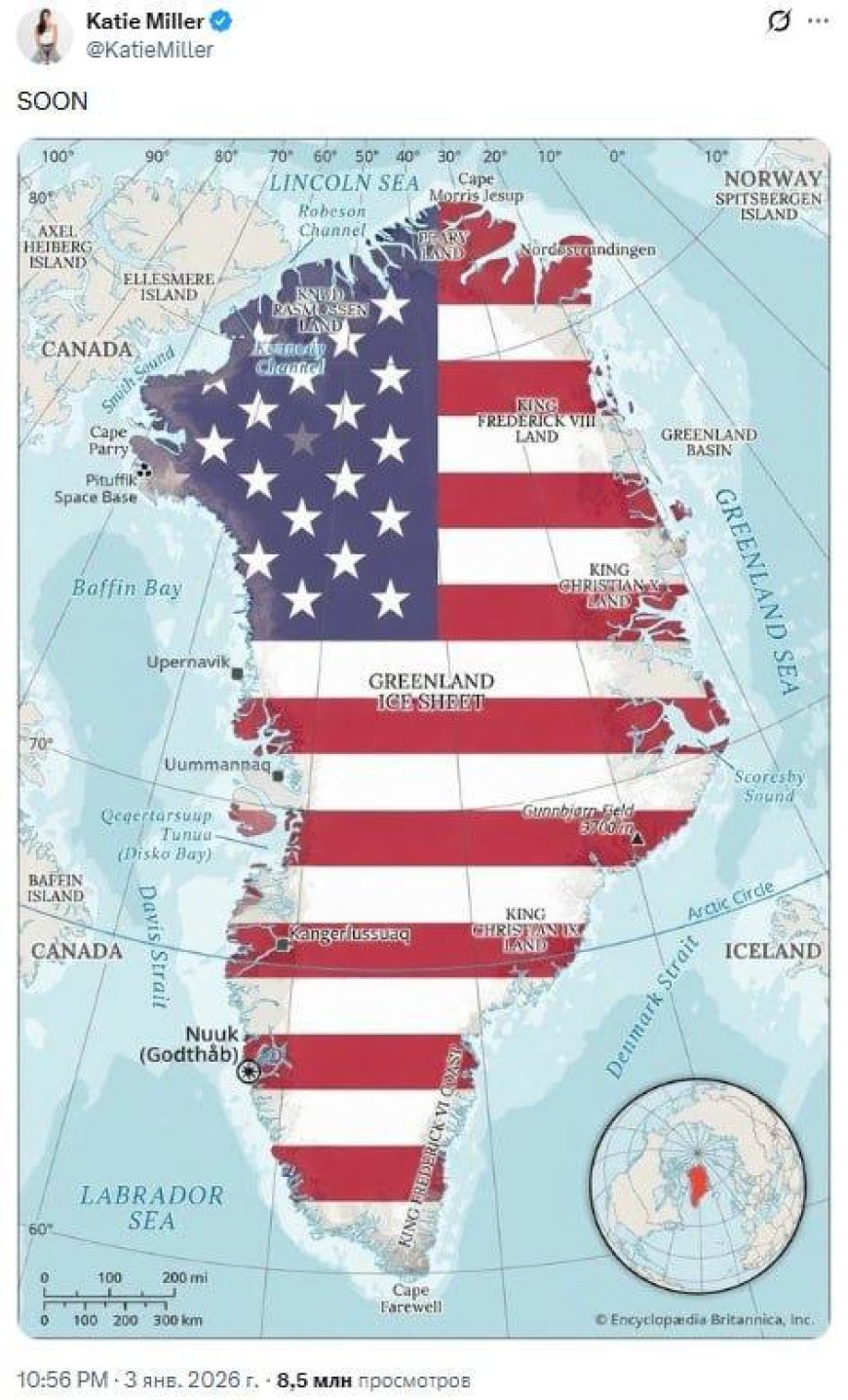 Намек на Гренландию усилил тревогу на фоне действий США за рубежом