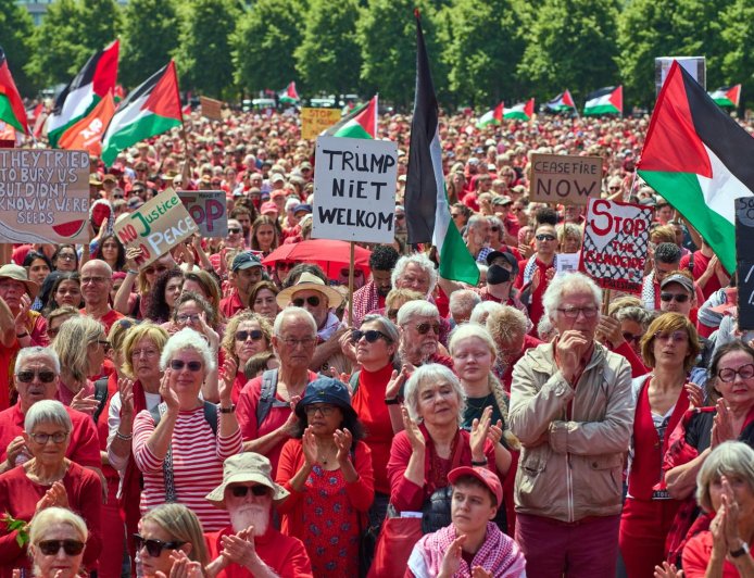 Акция в Гааге показала расширение пропалестинской мобилизации
