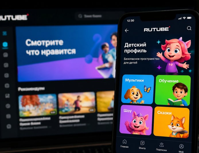 Rutube запустил детские профили с безопасным контентом и родительским контролем
