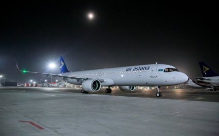 Самолёт Air Astana экстренно сел в Актобе из-за отказа двигателя