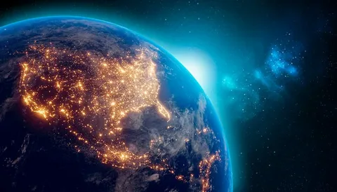 Ночная освещённость Земли меняется неравномерно — данные исследования