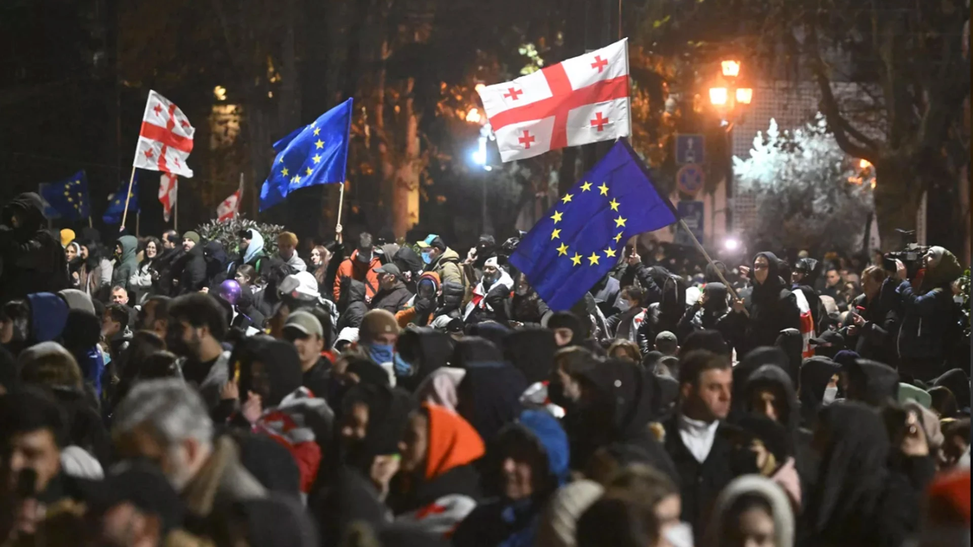 Грузия и ЕС: протесты из-за приостановки переговоров обостряются