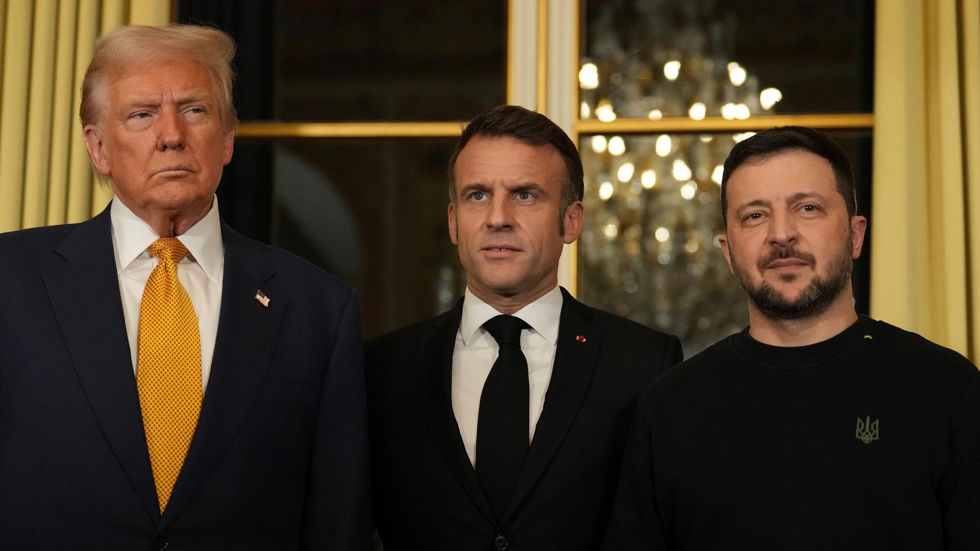 Zelensky Meets Macron and Trump in Paris Amid Restoration of Notre Dame Cathedral