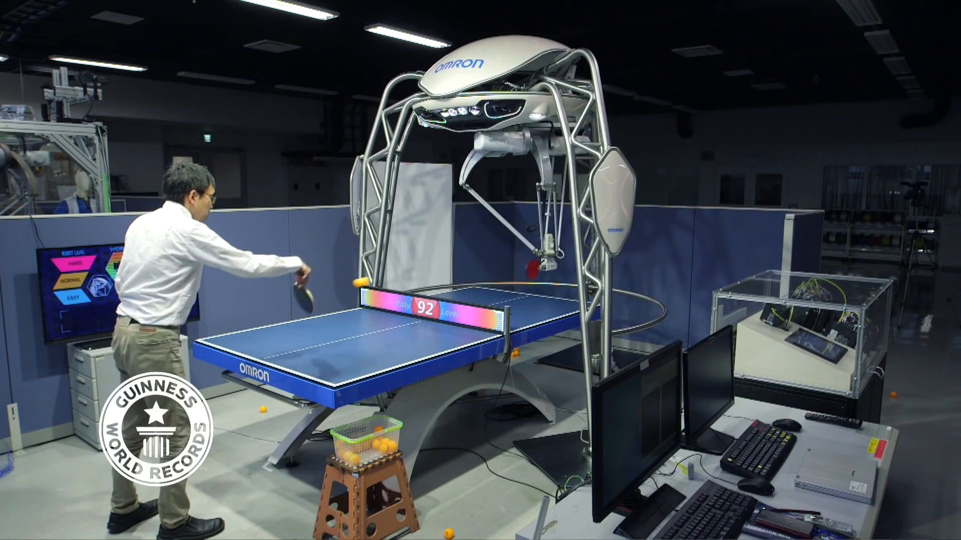 Japan Unveils Mega Robot Trainer for Table Tennis That Can Beat Olympic Medalists