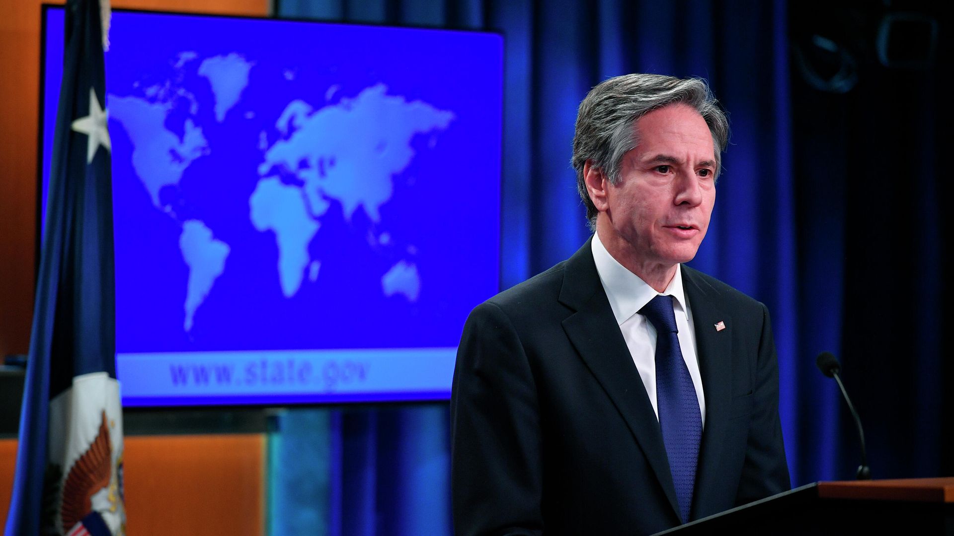 Blinken Interrupted with Sharp Criticism During Speech