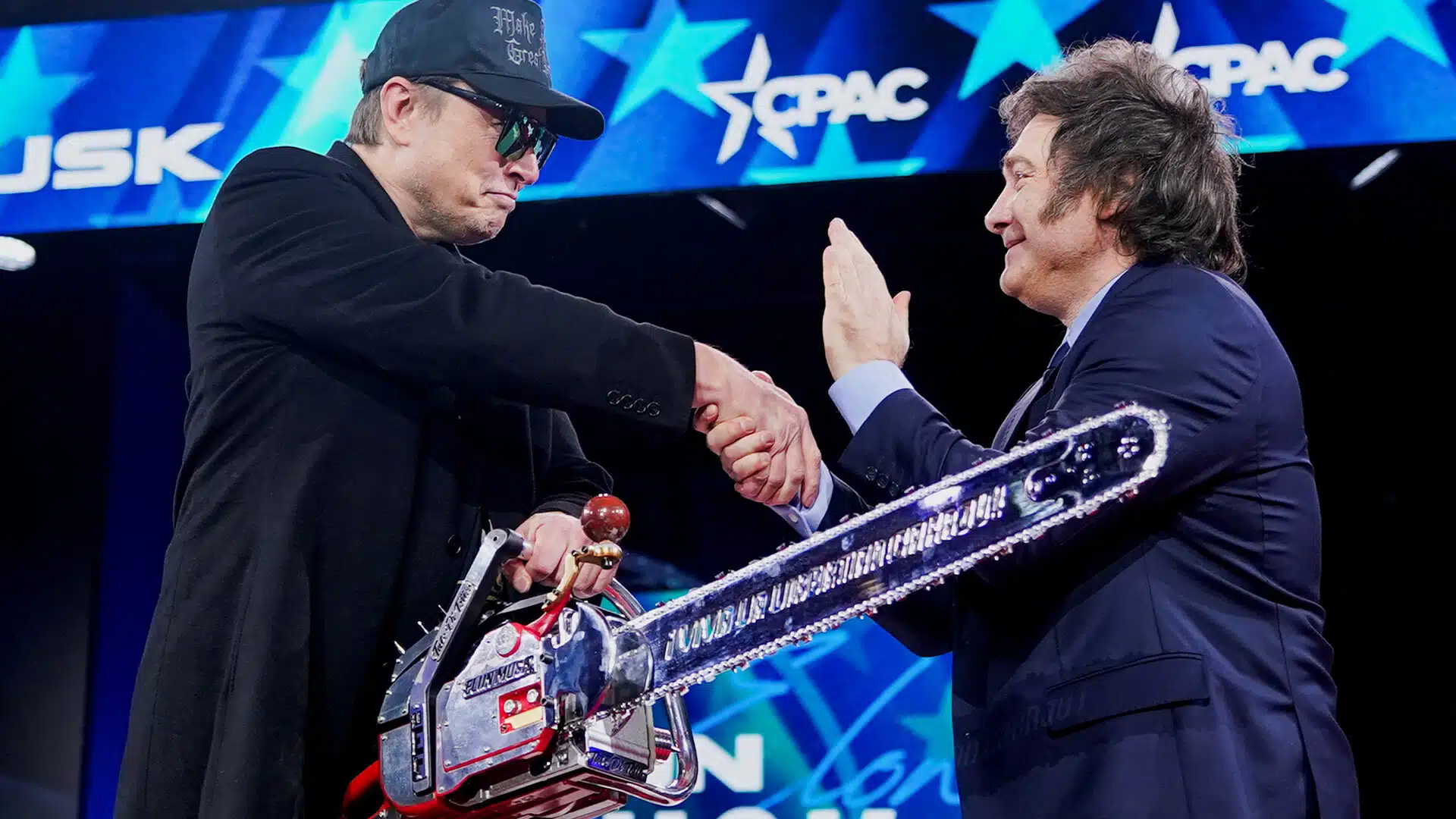 Elon Musk Receives a Chainsaw to Fight Bureaucracy