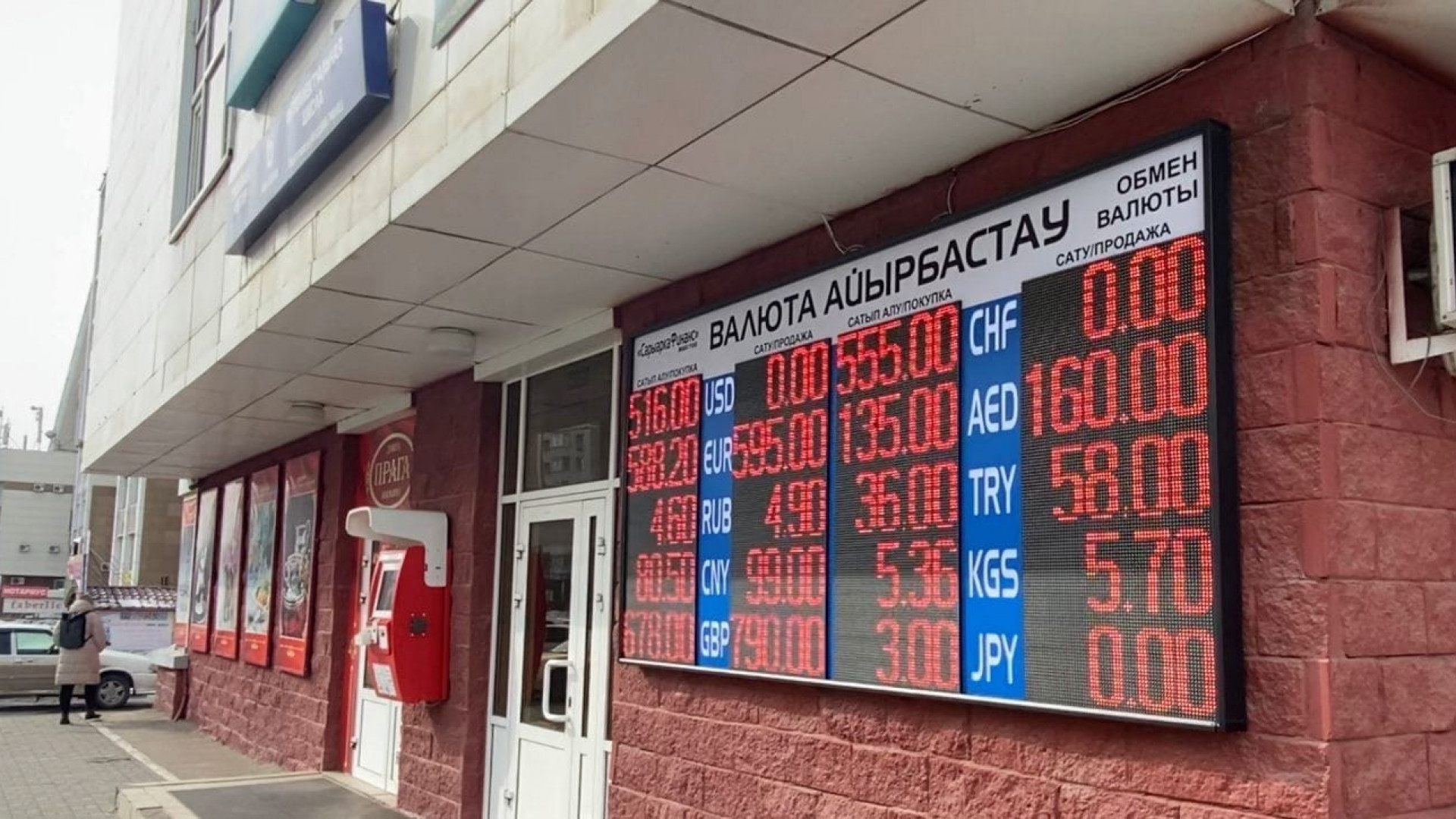 С августа 2025 года уличные табло с курсами валют запретят