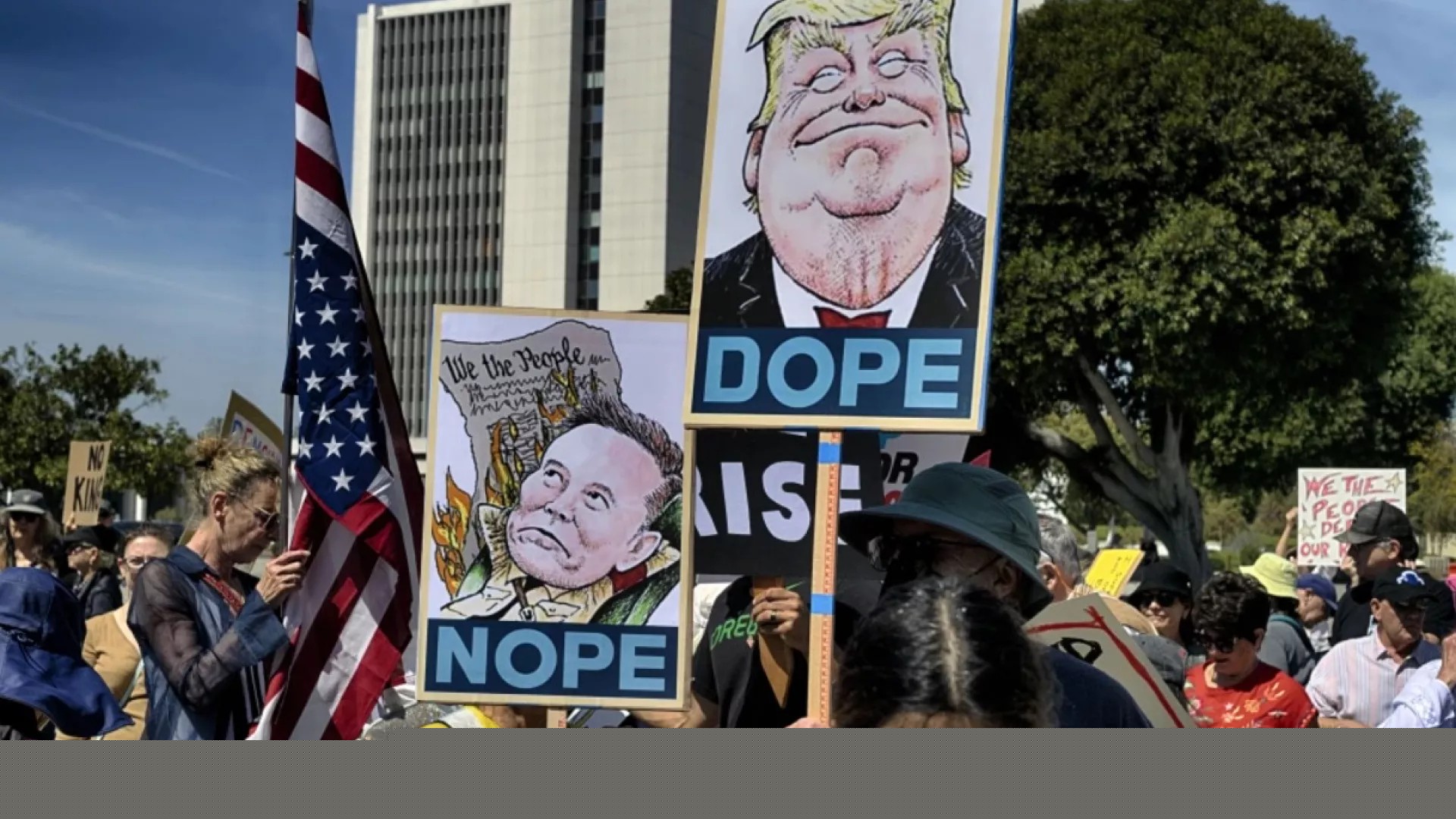 Protests erupt across the U.S.: thousands rally against Trump and Musk