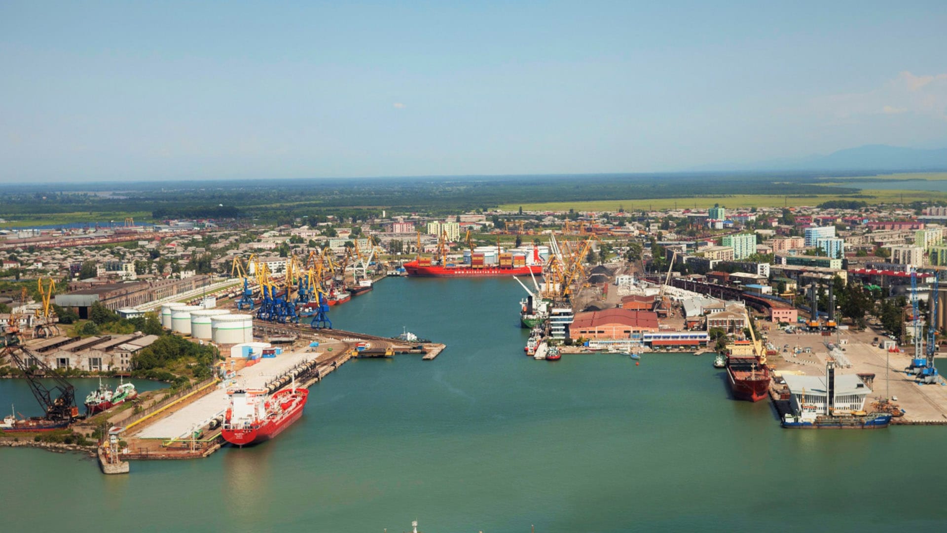 Kazakhstan Opens Logistics Hub in Poti Port on the Black Sea