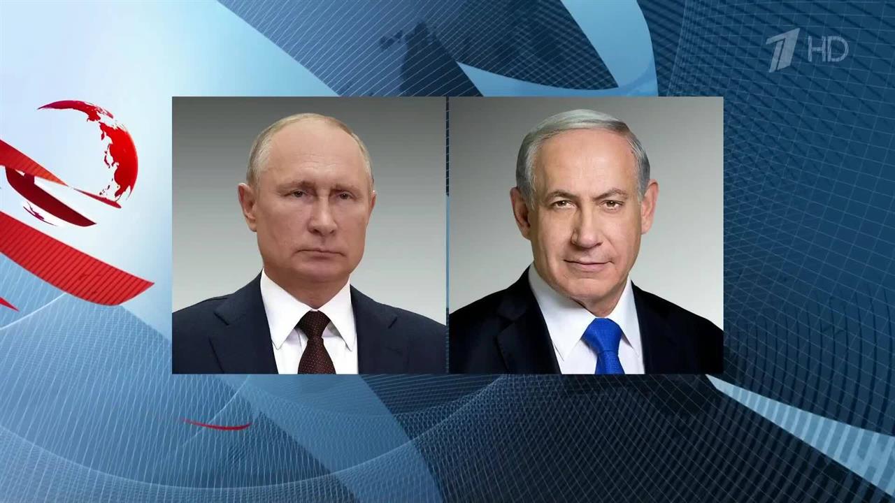 Владимир Путин провел телефонный разговор с Премьер-министром Израиль Биньямином Нетаньяху.