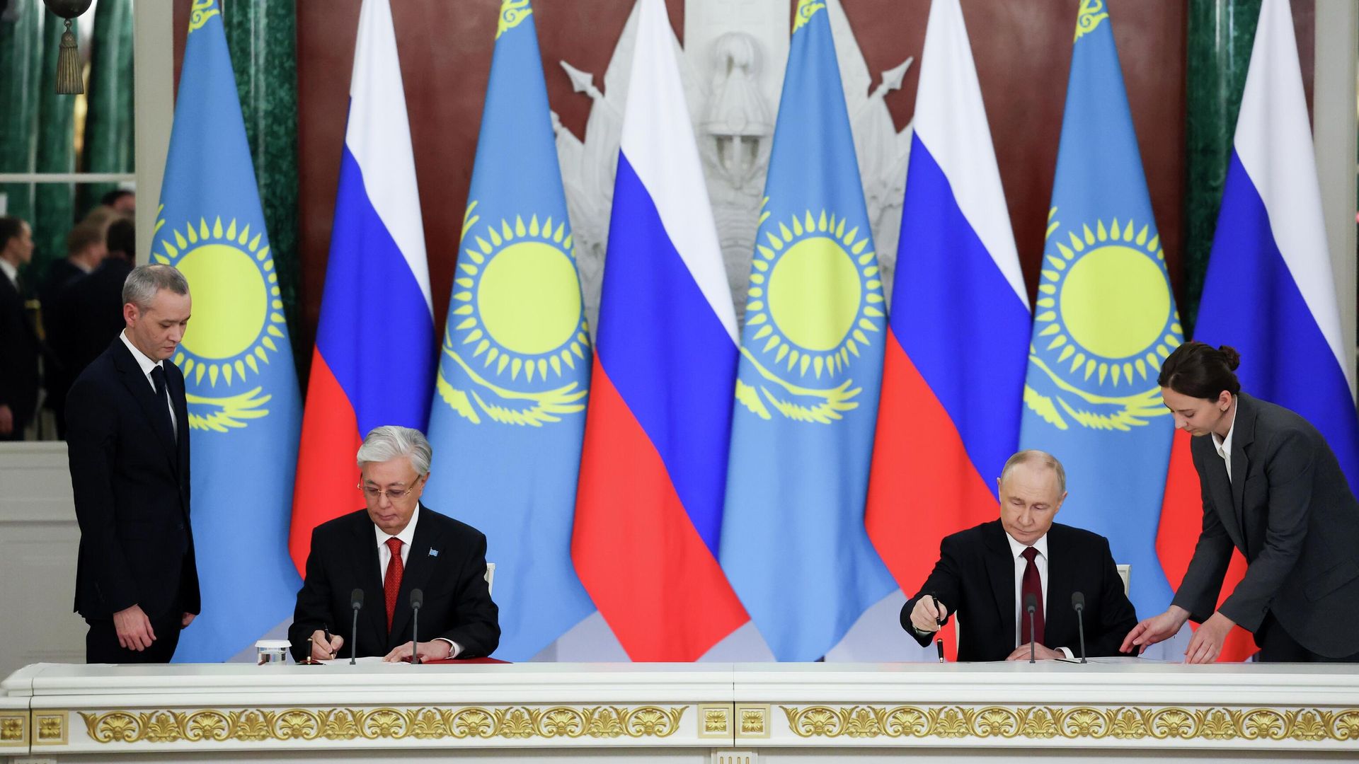 Kazakhstan and Russia signed a declaration on strategic partnership