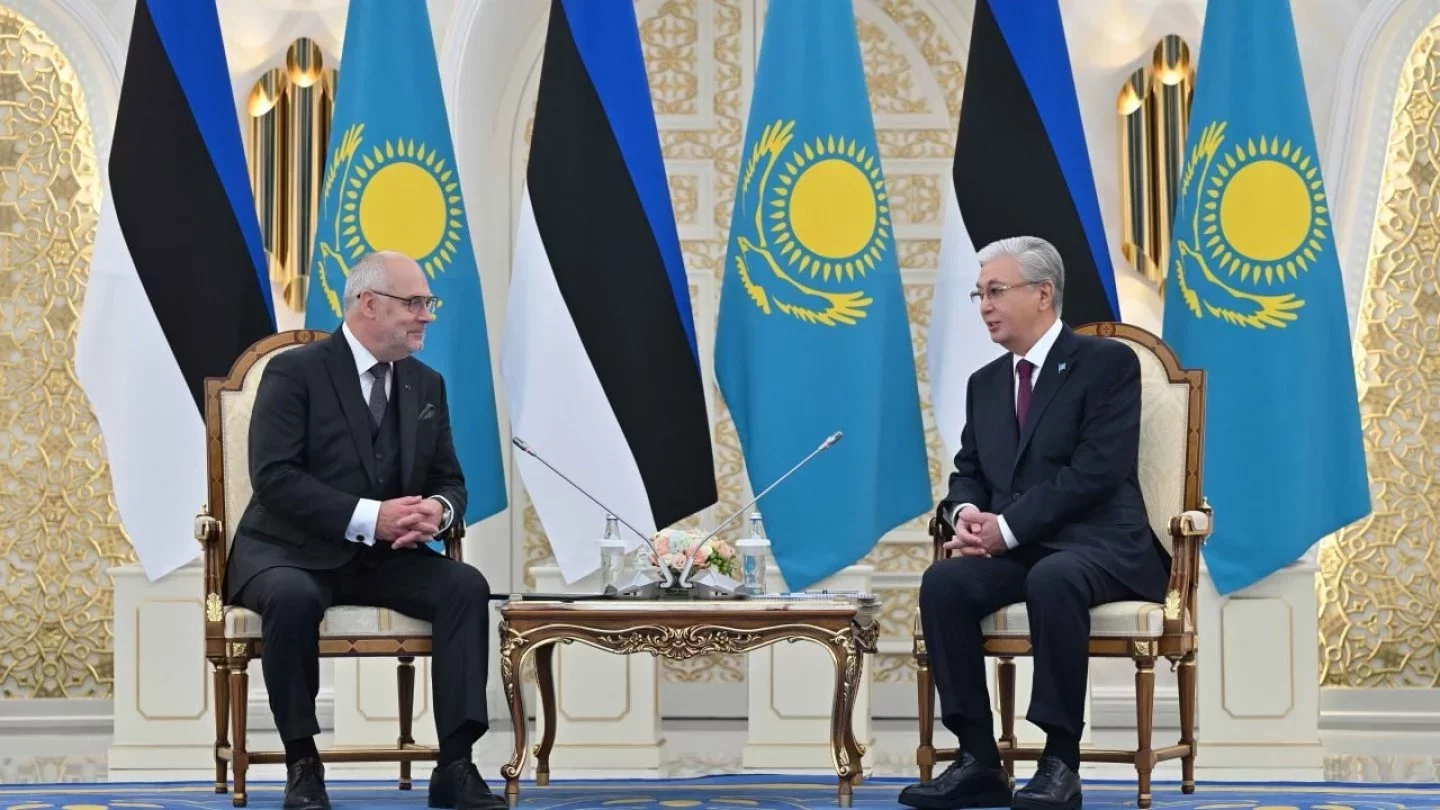 Президент Казахстана провел переговоры с Президентом Эстонии.